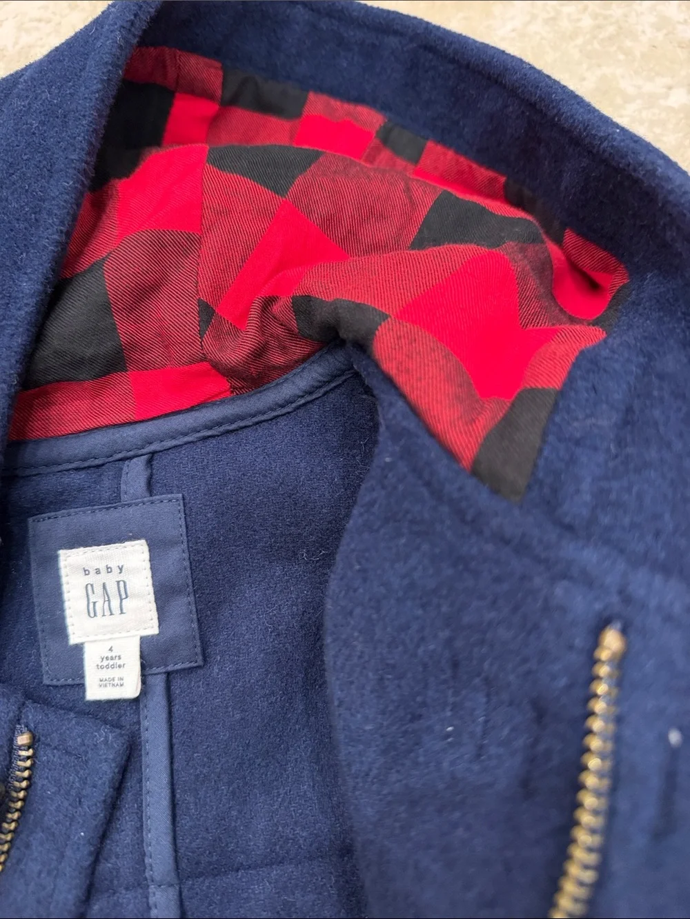 Gap wool jacket size 4 Years